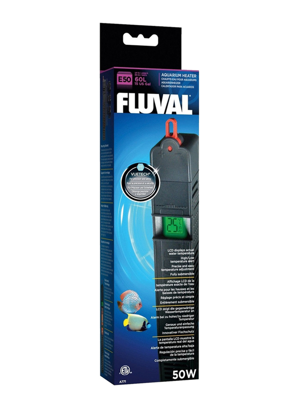 Fluval E Heater, 50W, Black