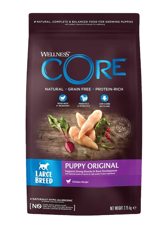 

Wellness Core Dd Large Breed Original Puppy Dry Food, 2.75Kg