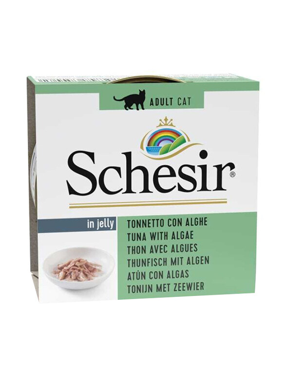 

Schesir Tuna With Algae Cat Wet Food, 7 x 85g