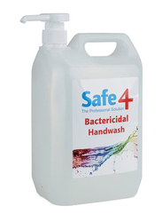 Safe4 Bactericidal Handwash with Pump, 5L