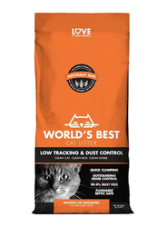 World's Best Cat Litter Low Tracking & Dust Control Litter, 28lbs, Orange
