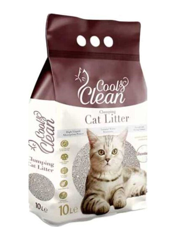 

Patimax Cool & Clean Clumping Baby Powder Cat Litter, 20 Liters, White