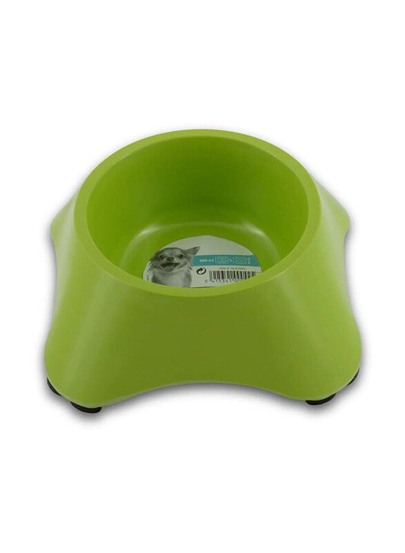 

M-Pets Melamine Single Bowl for Pets, 300ml, Green