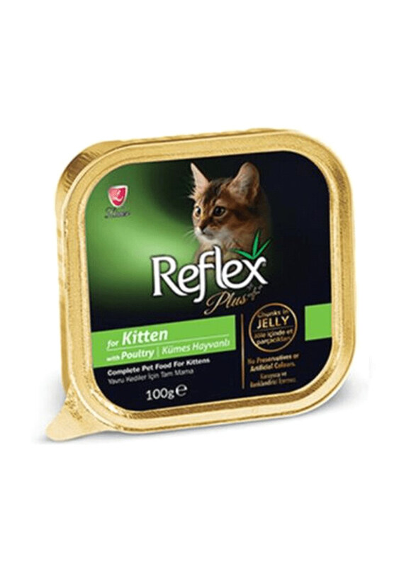 

Reflex Plus Kitten Allutray with Poultry Chunks in Jelly, 12 x 100g