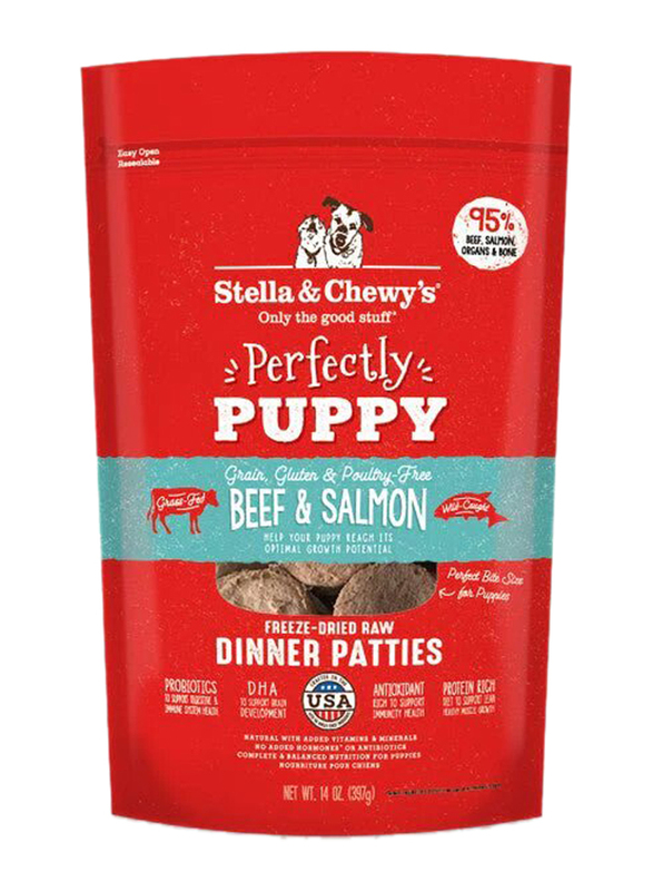Stella & Chewy's Perfectly Beef & Salmon Puppy Dry Food, 14oz