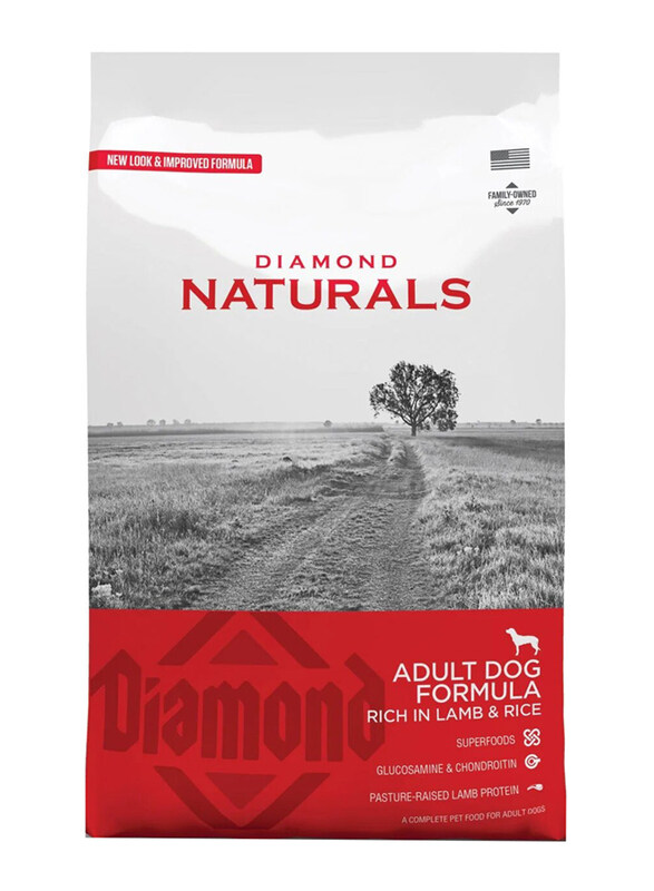 

Diamond Naturals Adult Dog Lamb Meal & Rice formula, 15Kg