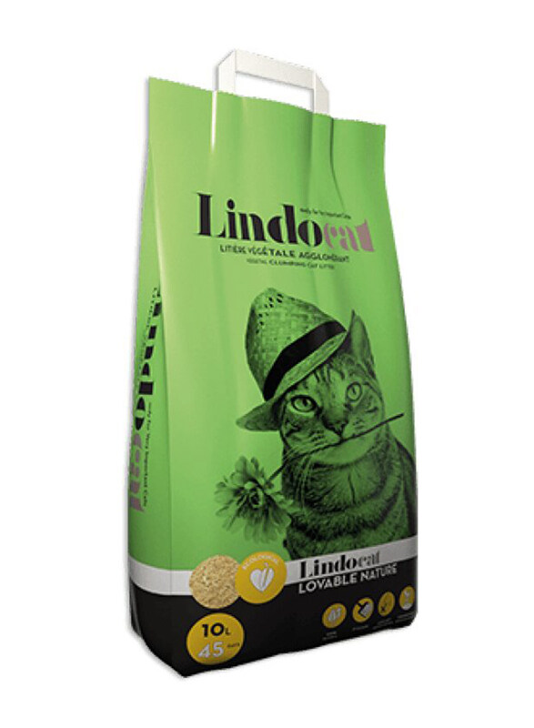 

Lindocat Vegetal Lovable Nature Cat Litter, 6L, Green