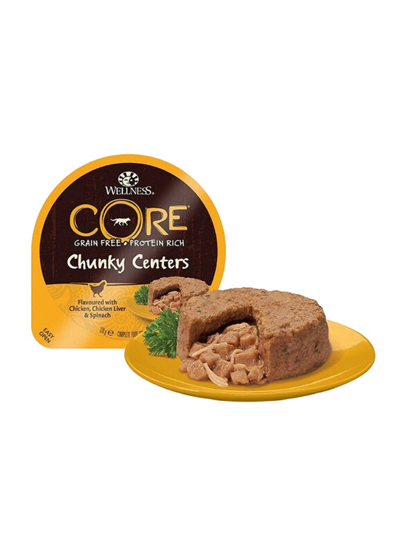 

Wellness Core Chunky Centres Chicken & Spinach Wet Dog Food, 170g