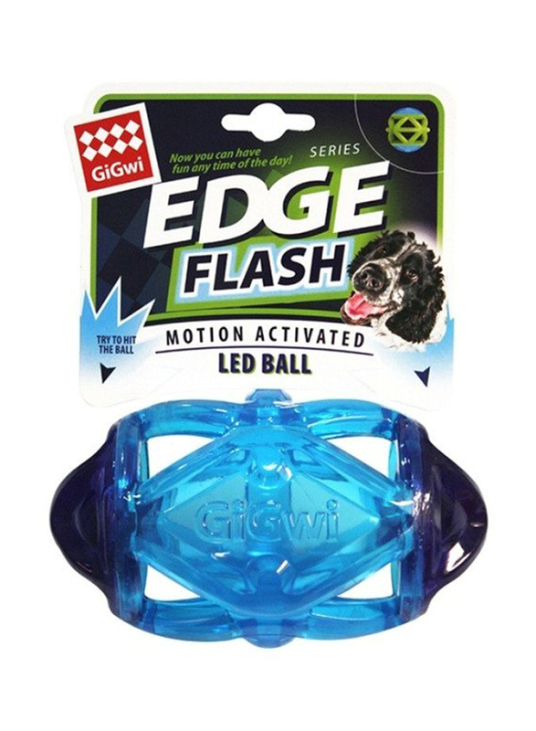 Gigwi Edge Flash Motion Activated LED Ball, Blue