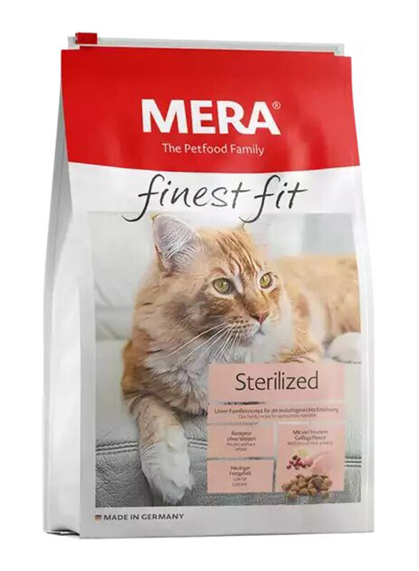 

MERA Finest Fit Sterilized Dry Cat Food, 1.5 Kg