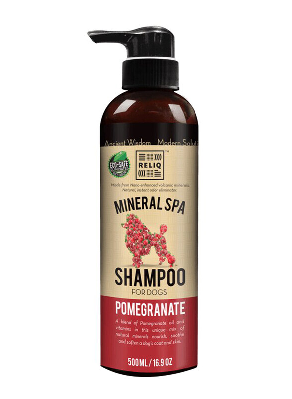 

Reliq Pomegranate Mineral Spa Shampoo for Dog, 500ml, Red