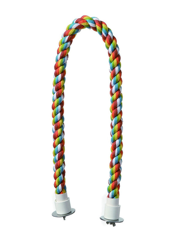 

Coollapet Cotton Rope Perch, Medium, Multicolour