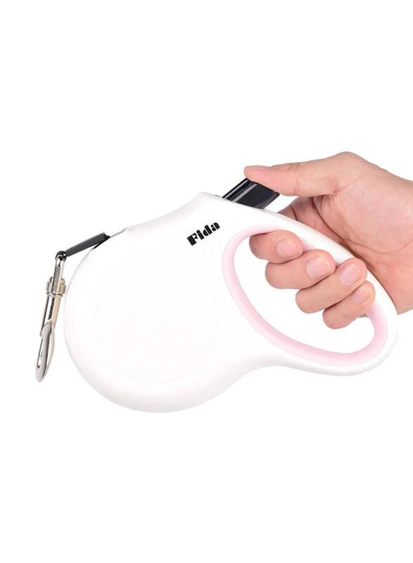 

Fida JFA Series Retractable Dog Leash, Large, White