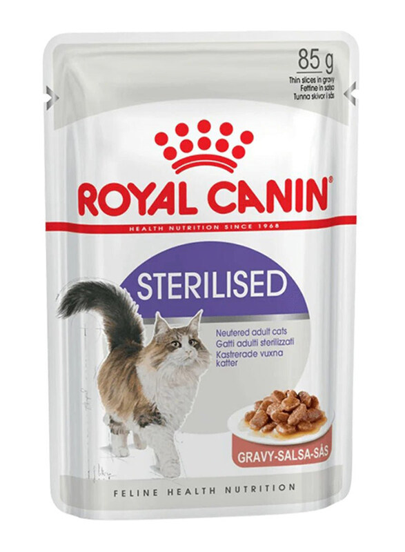 

Royal Canin Feline Health Nutrition Sterilised Cats Wet Food, 12 x 85g