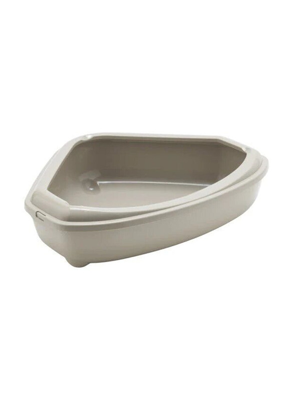 

Moderna Cozy-Corner Tray with Rim, Grey
