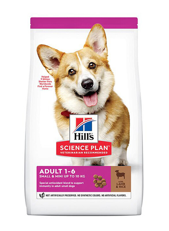 

Hill's Science Plan Small & Mini Adult Dog Dry Food with Lamb & Rice, 1.5 Kg