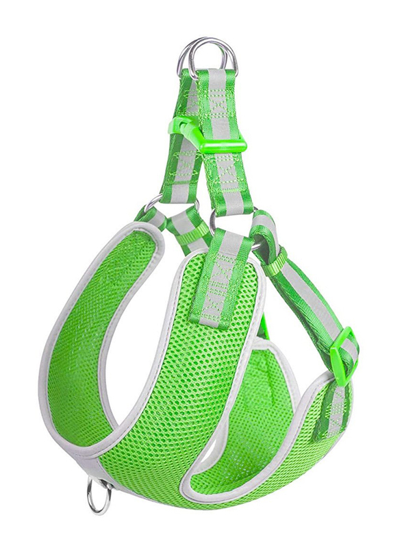 Fida Step In Dog Harness Reflective, X-Small, Green