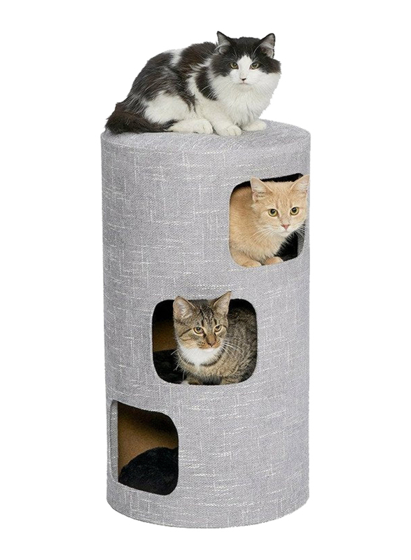 Midwest Nuvo Cat Condo, Nova, Grey/Black