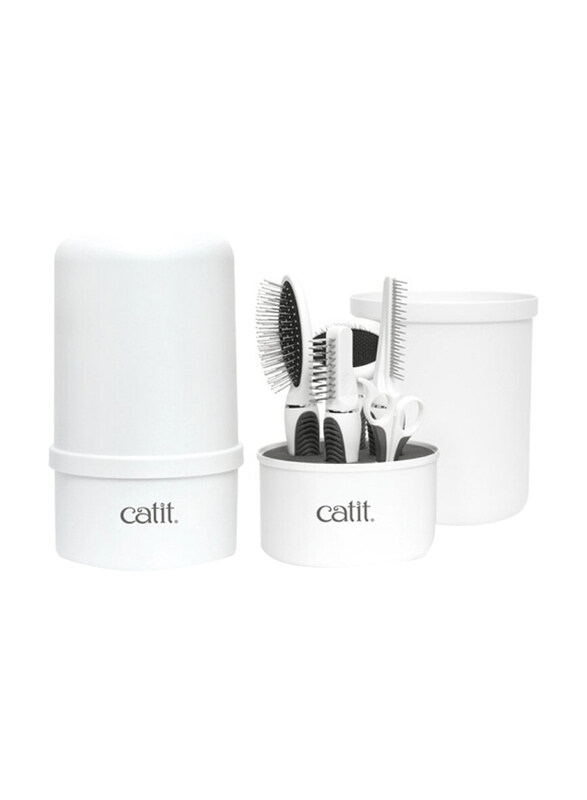 

Catit Longhair Grooming Kit, White