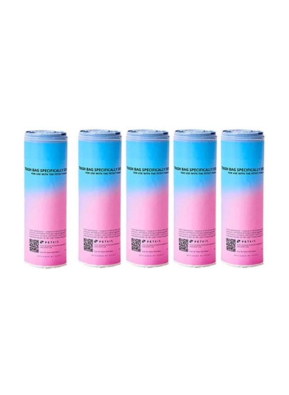 

Petkit Pura X Pura Max Waste Bag, 5 Rolls, Multicolour