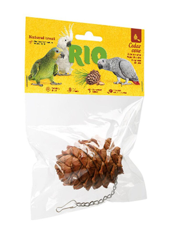 

Rio Cedar Cone Treat-Toy Dry Bird Food