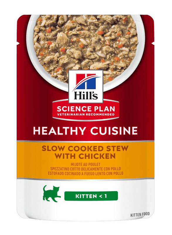 

Hill's Science Plan Healthy Cuisine Kitten Stew with Chicken Pouch, 12 x 80g