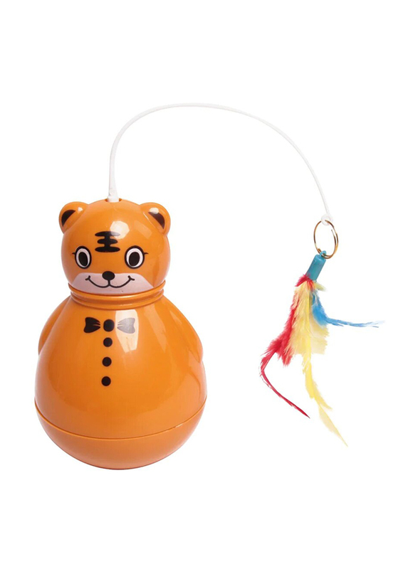 

M-Pets Tiger Interactive Cat Toy, Orange