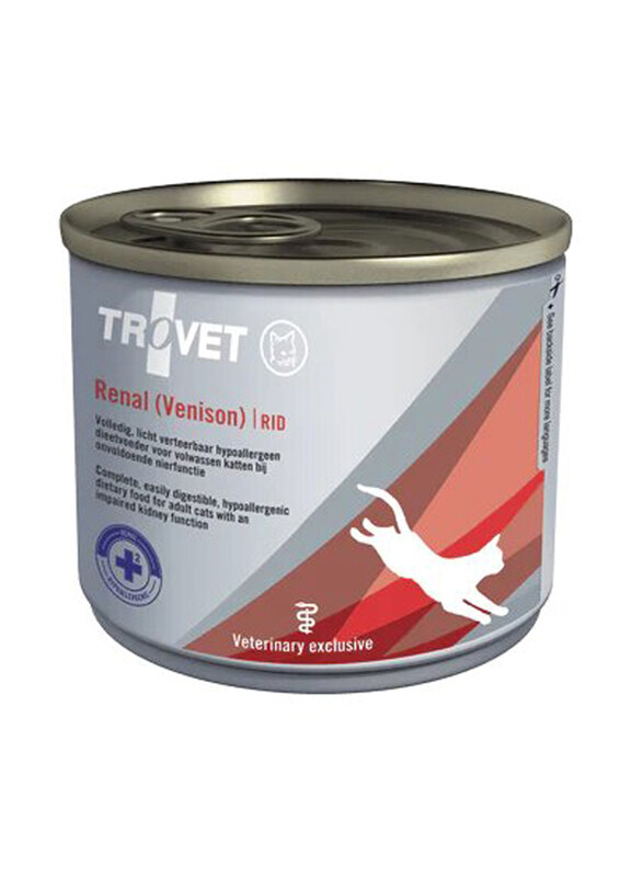 

Trovet Hypoallergenic Renal Venison Cat Wet Food, 3 x 200g