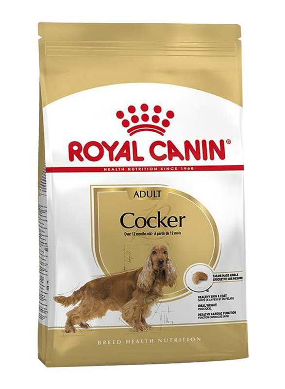 

Royal Canin Breed Health Nutrition Cocker Adult Dry Dog Food, 3 Kg