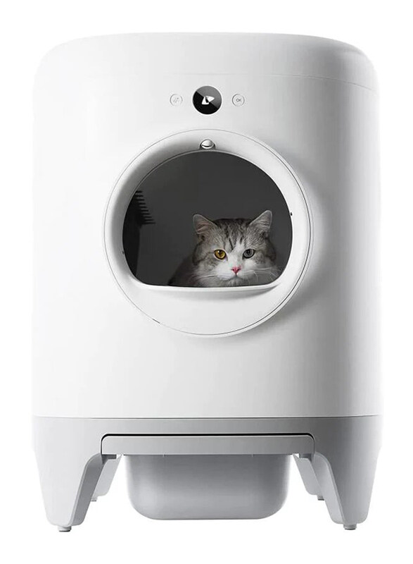 

Petkit Pura X Automatic Self Cleaning Cat Litter Box, White