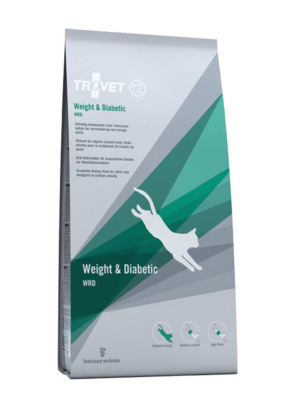 Trovet Weight & Diabetic Dry Food for Cats, 3 Kg