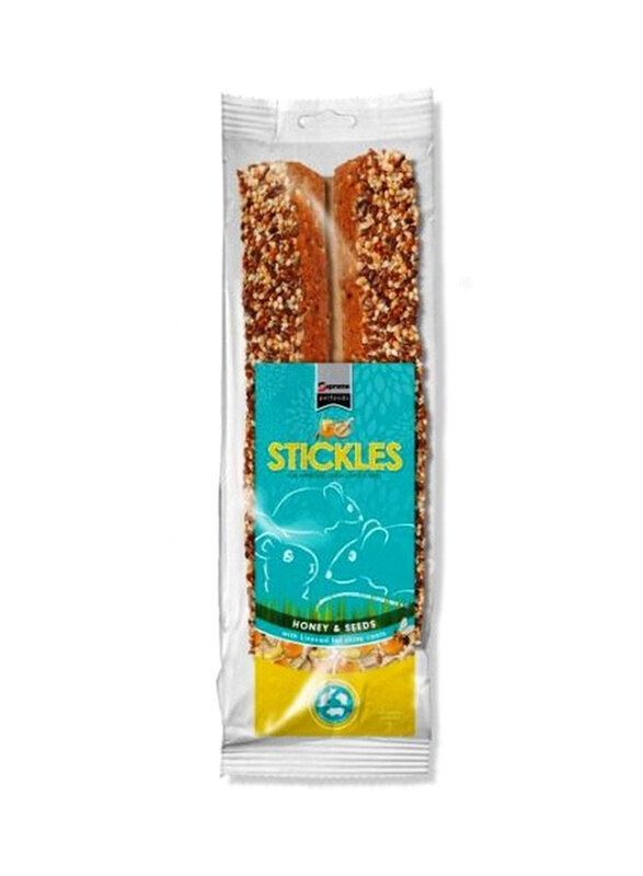 

Tiny Friends Farm Carrot & Broccoli Stickles Dry Small Animal Food, 100g