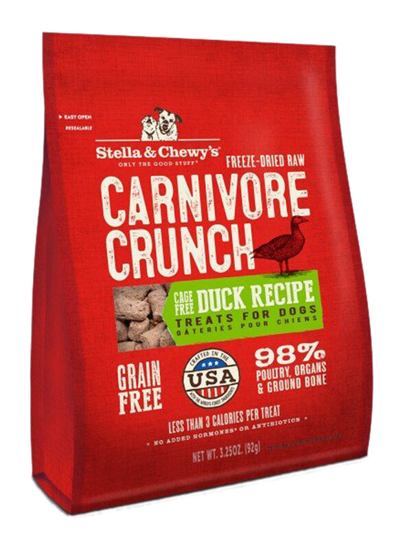 

Stella & Chewy's Duck Carnivore Crunch Dog Dry Treat, 3.25oz