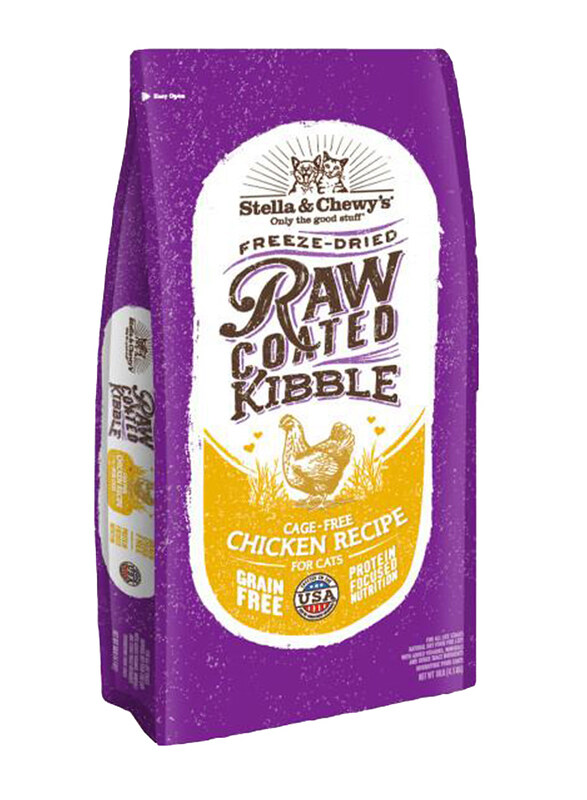 

Stella & Chewy's Cat-Raw Coated Kibble Chicken Dry Cat Food, 5lbs