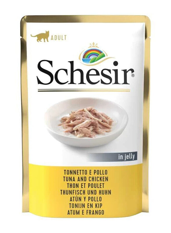 

Schesir Pouch Tuna With Chicken Wet Cat Food, 10 x 85g