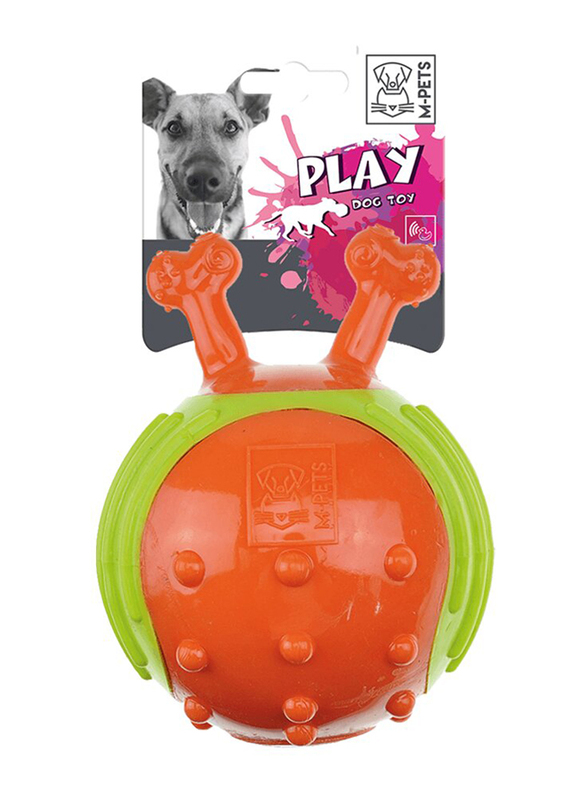 Orange ball shop dog toy