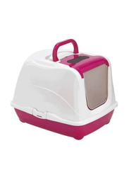 Moderna Flip Cat Litter Box, Extra Large, Pink