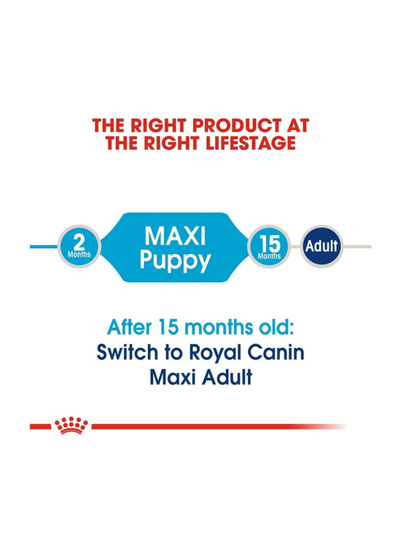 Royal Canin Size Health Nutrition Maxi Puppy Dry Food for Dogs, 10Kg