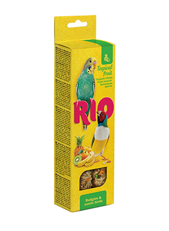 

Rio Sticks with Tropical Fruit Budgies Dry Bird Food, 2 x 40g