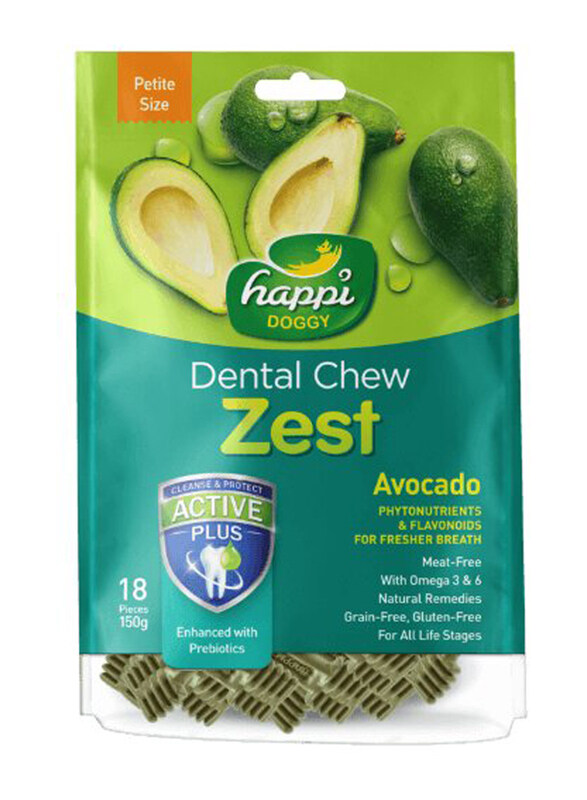 

Happi Doggy Avocado Dental Chew Zest, 150g
