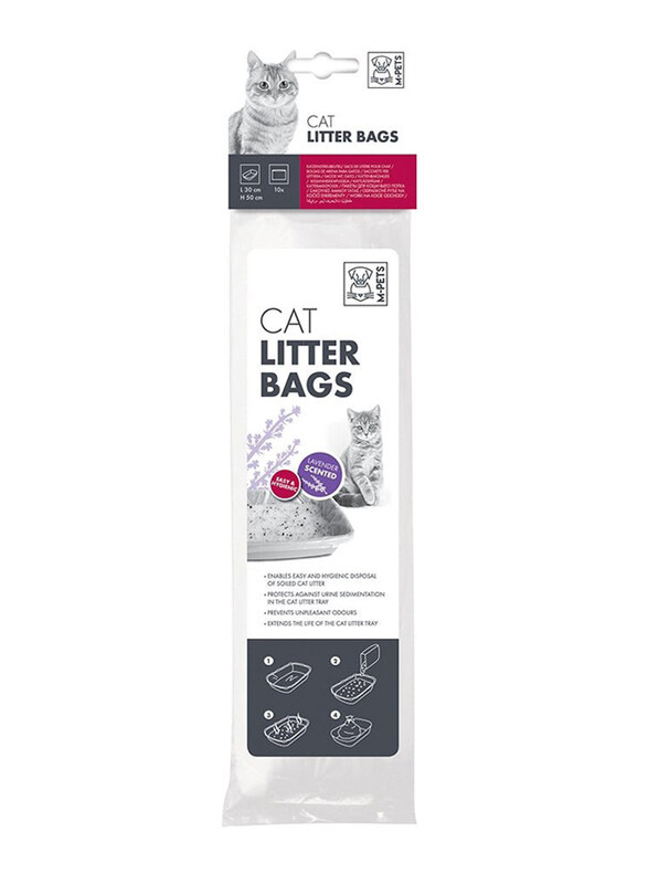 

M-Pets Lavender Scented Cat Litter Bags, 10 Bags
