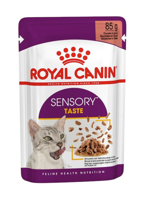 

Royal Canin Feline Health Nutrition Sensory Taste Gravy Cat Wet Food, 12 x 85g