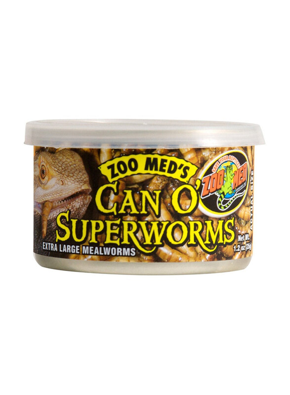 

Zoomed Can O' Superworms with Extra Large Worms, 1.2 oz