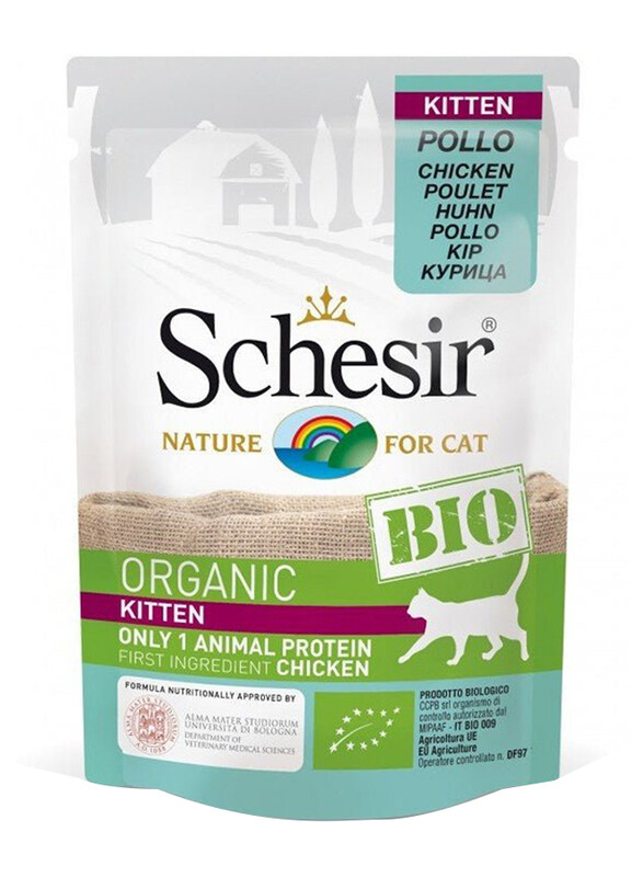 

Schesir Kitten Bio Chicken Wet Cat Food, 16 x 85g