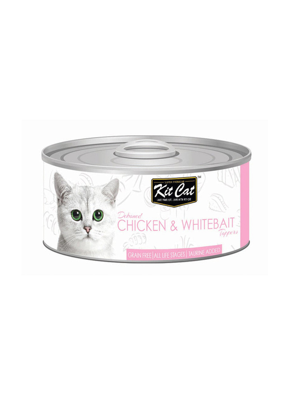 Kit Cat Chicken & Whitebait Cat Wet Food, 6 x 80g