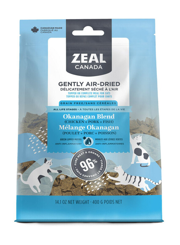 

Zeal Okanagan Blend Gently Air Dried Cat Dry Food, 400g