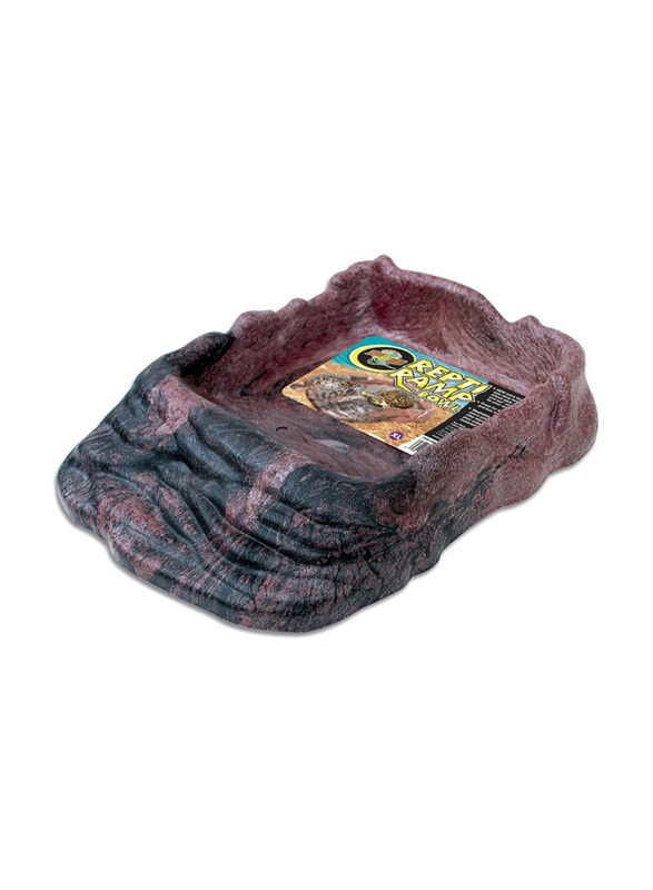

Zoomed Repti Ramp Bowl, Brown/Black
