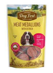 Dog Fest Meat Medallions with Ostrich for Adult Dogs Dry Food