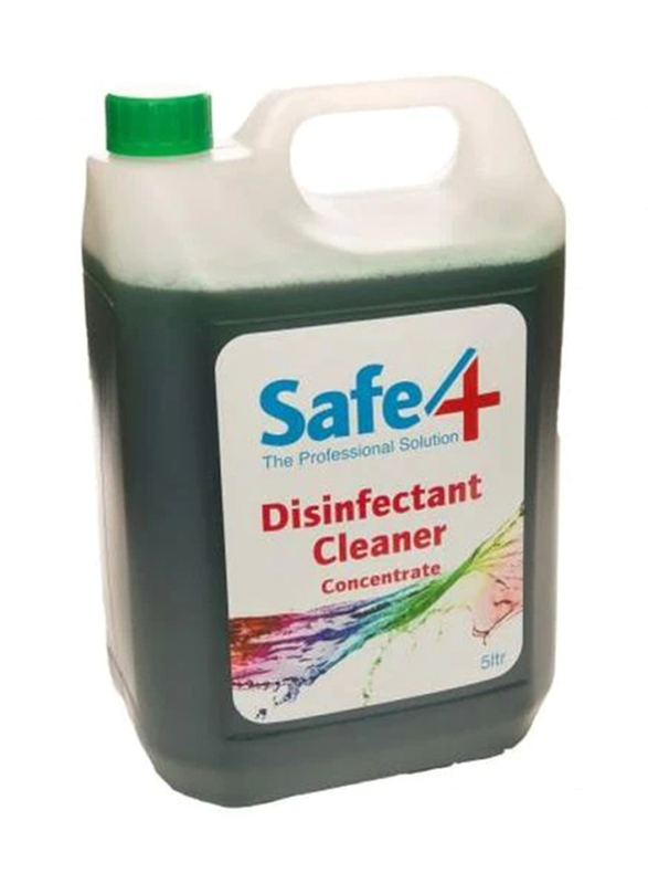 Safe4 Apple Concentrate Disinfectant, 5 Liter, White/Green