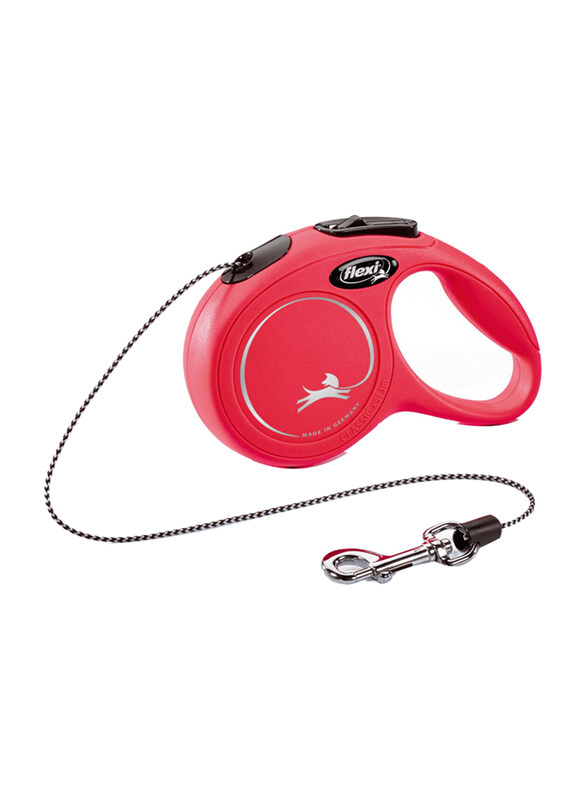 

Flexi New Classic Cord Dog Leash, Medium, Red